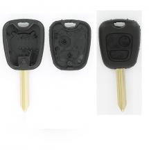 Clé de voiture 2 boutons lame de clé NE73 avec batterie Maxell adaptée pour  clé